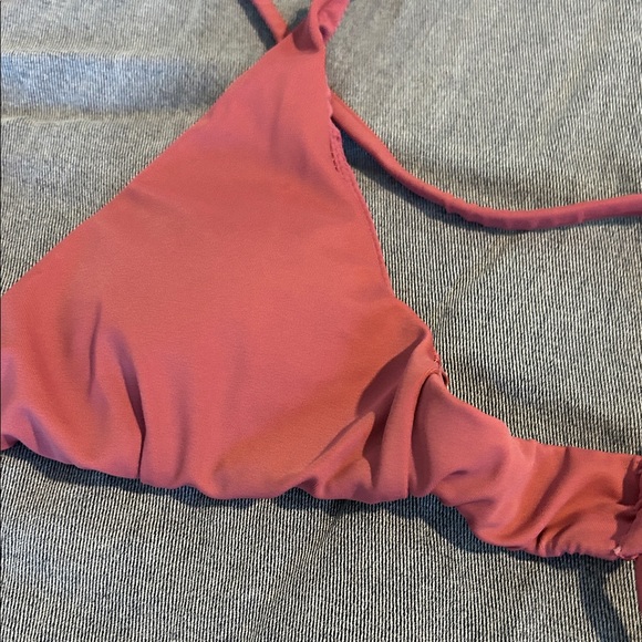 Rust Red Triangle Bikini Top - Picture 3 of 6
